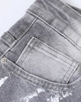 Painted Denim Jeans