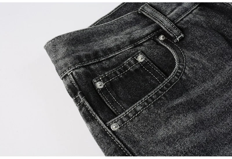 Gray Denim Jeans